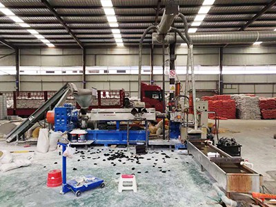 土耳其：水冷拉条挤出造粒生产线
